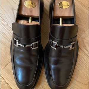 Gucci dress shoes brown, size UK 8 1/2